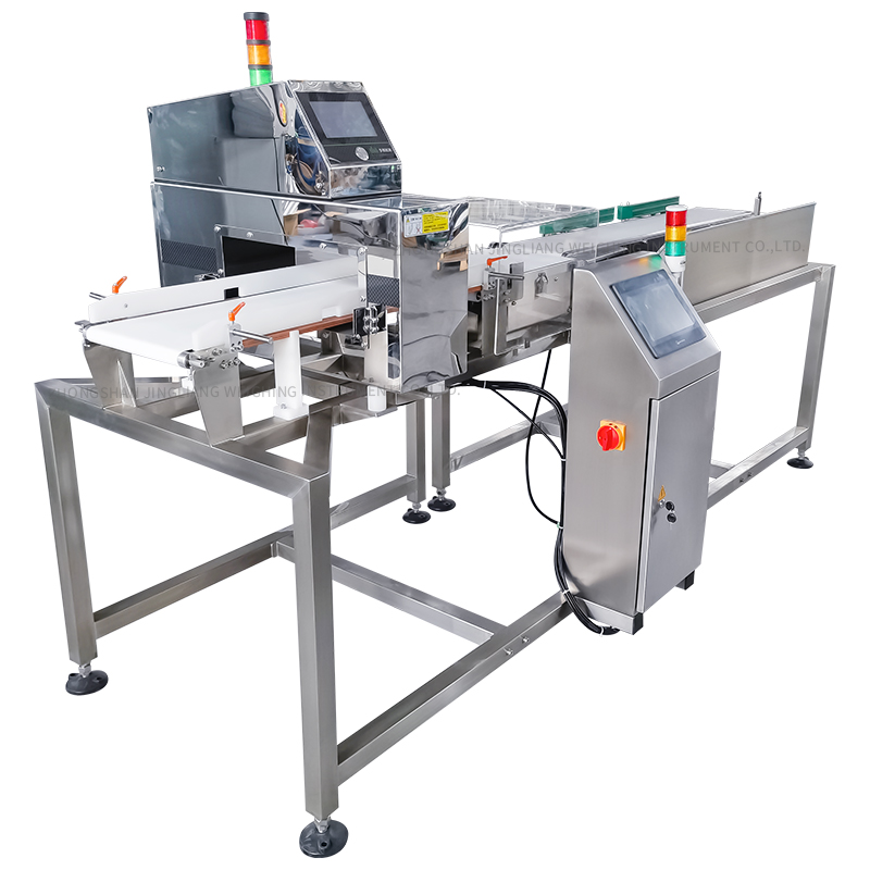 Custom Weighing Machine Metal Detector Integrated Food Checkweigher